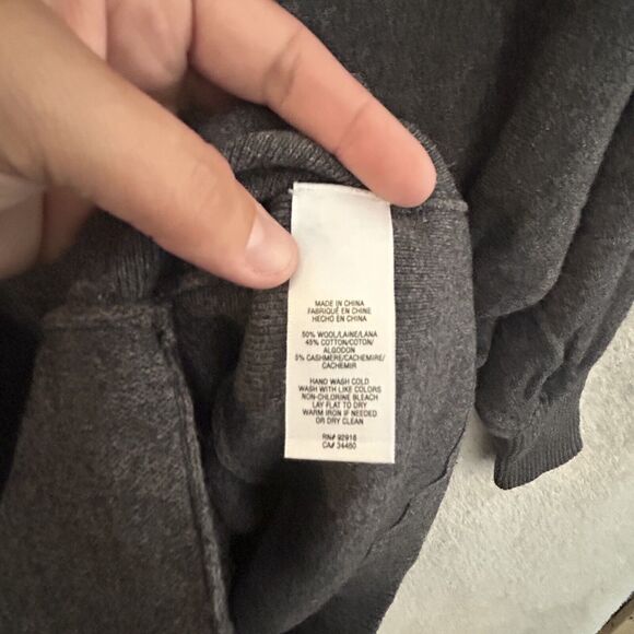 Juicy Couture Dolman Sleeve Sweater Tunic Wool Cashmere Blend Pockets Medium Lg - Picture 9 of 14